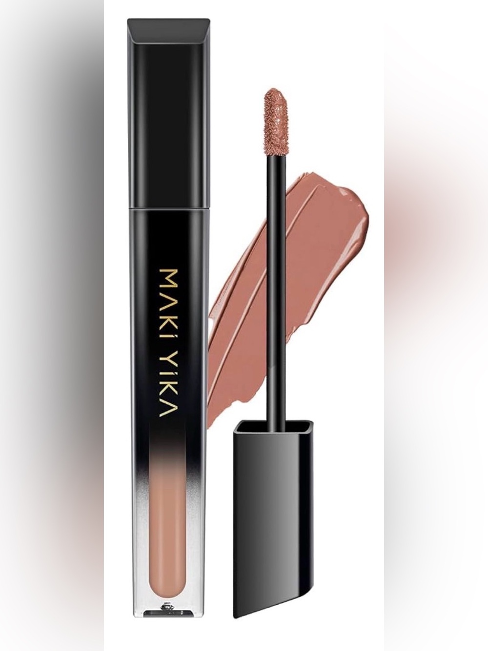 MAKI YIKA Matte liquid lipstick in Shade Latte Nude NEW